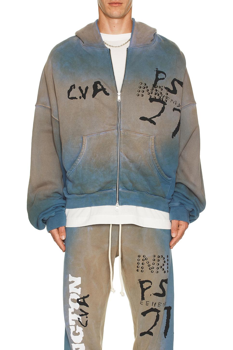 RRR123 Inri Zip Hoodie in Blue for Men | Lyst RRR123 Inri Zip Hoodie in Blue for Men | Lyst