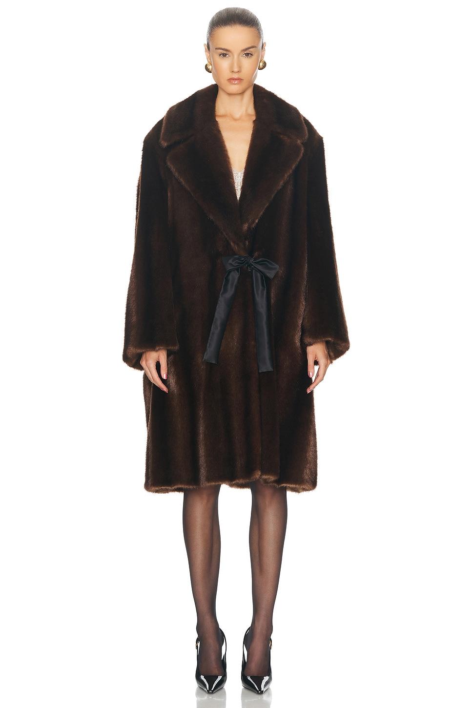 Women's Saint Laurent Fur coats | Lyst