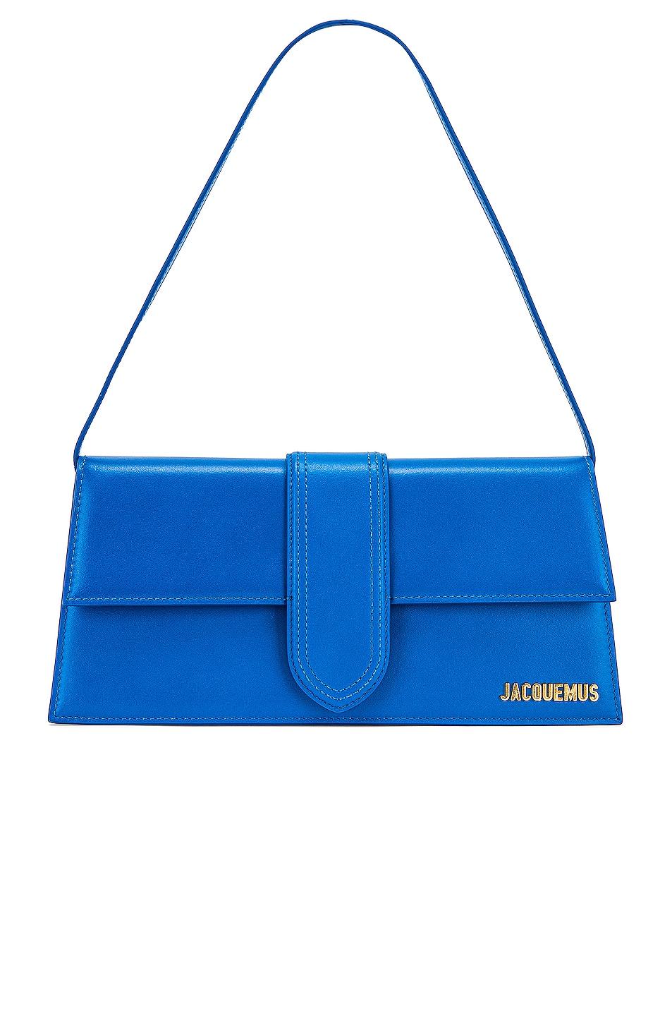 Jacquemus Leather Le Bambino Long Bag in Blue | Lyst