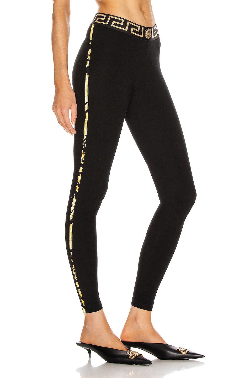 versace gym leggings