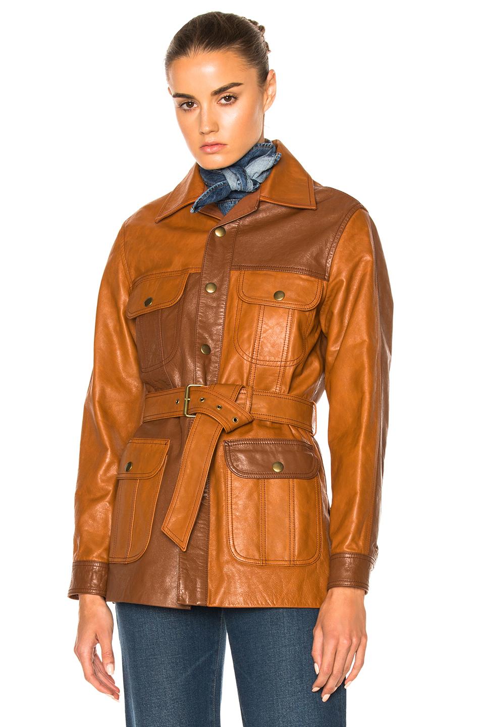 Chloé Nomadic Leather Jacket - Lyst