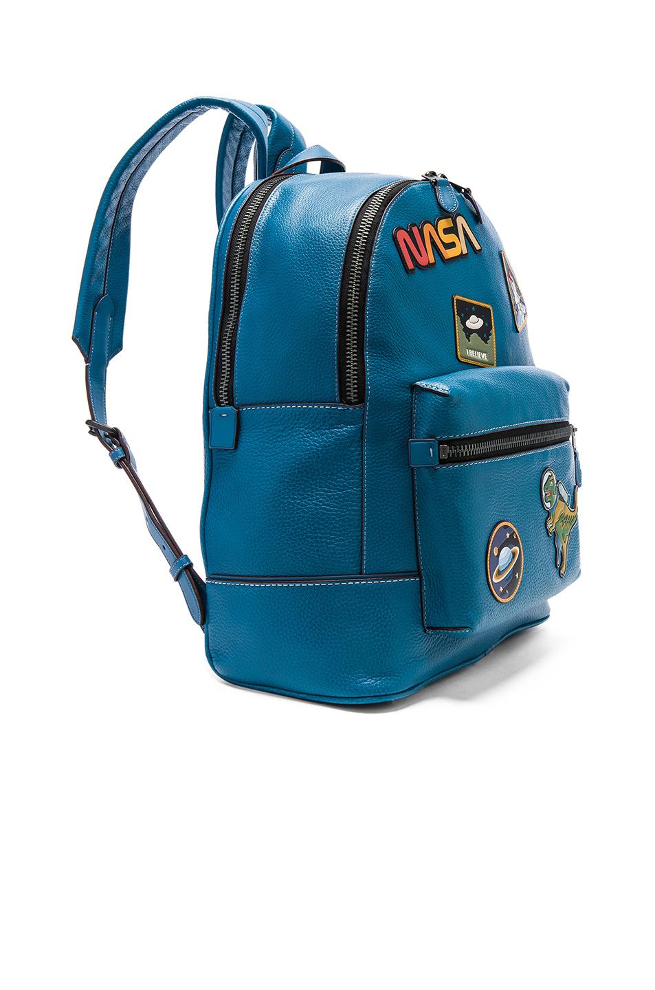 COACH Nasa Embellished Backpack in Blue | Lyst