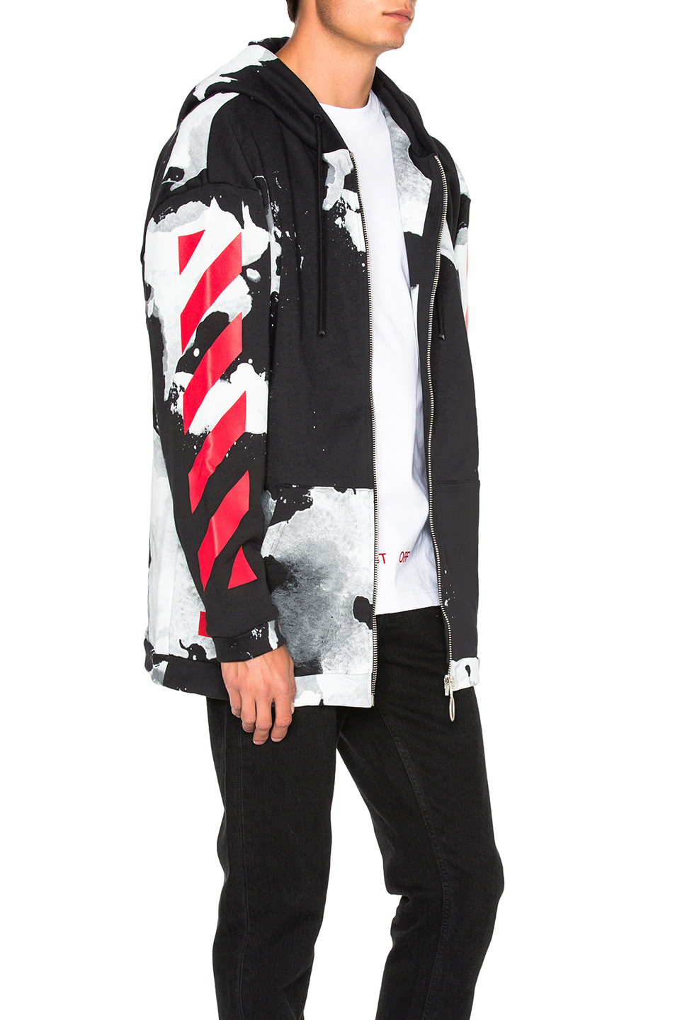 Off white deals liquid hoodie