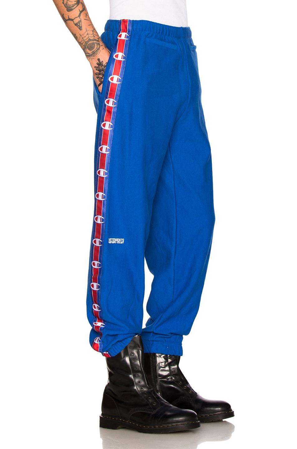 champion vetements track pants