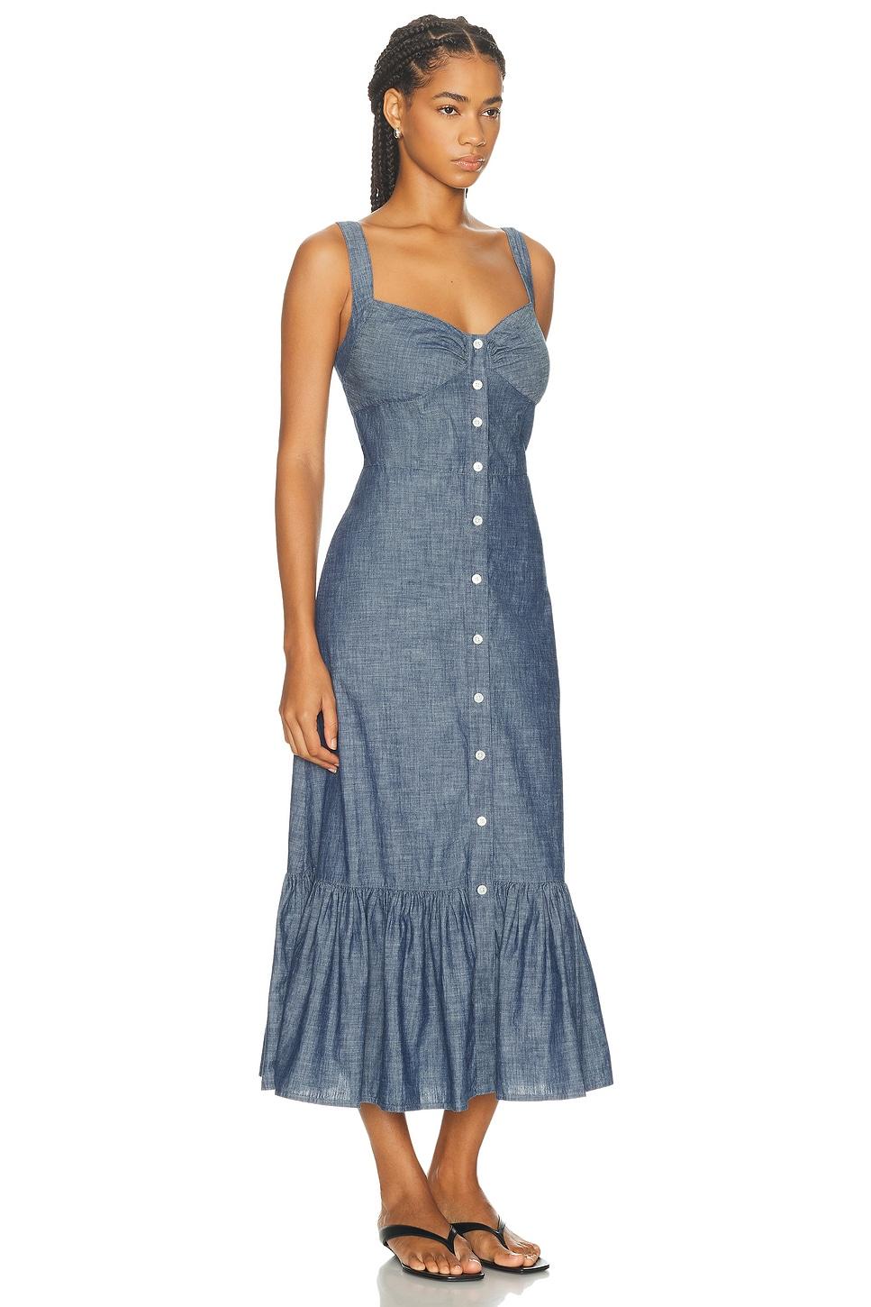 polo ralph lauren denim halter dress Polo Ralph Lauren Sleeveless Day Dress in Pirra Wash