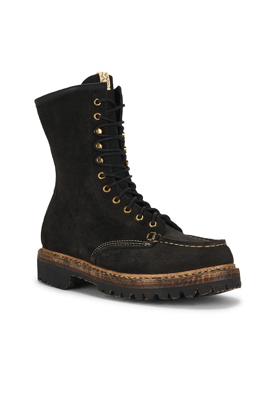 Visvim Scout Moc Boots in Black for Men | Lyst