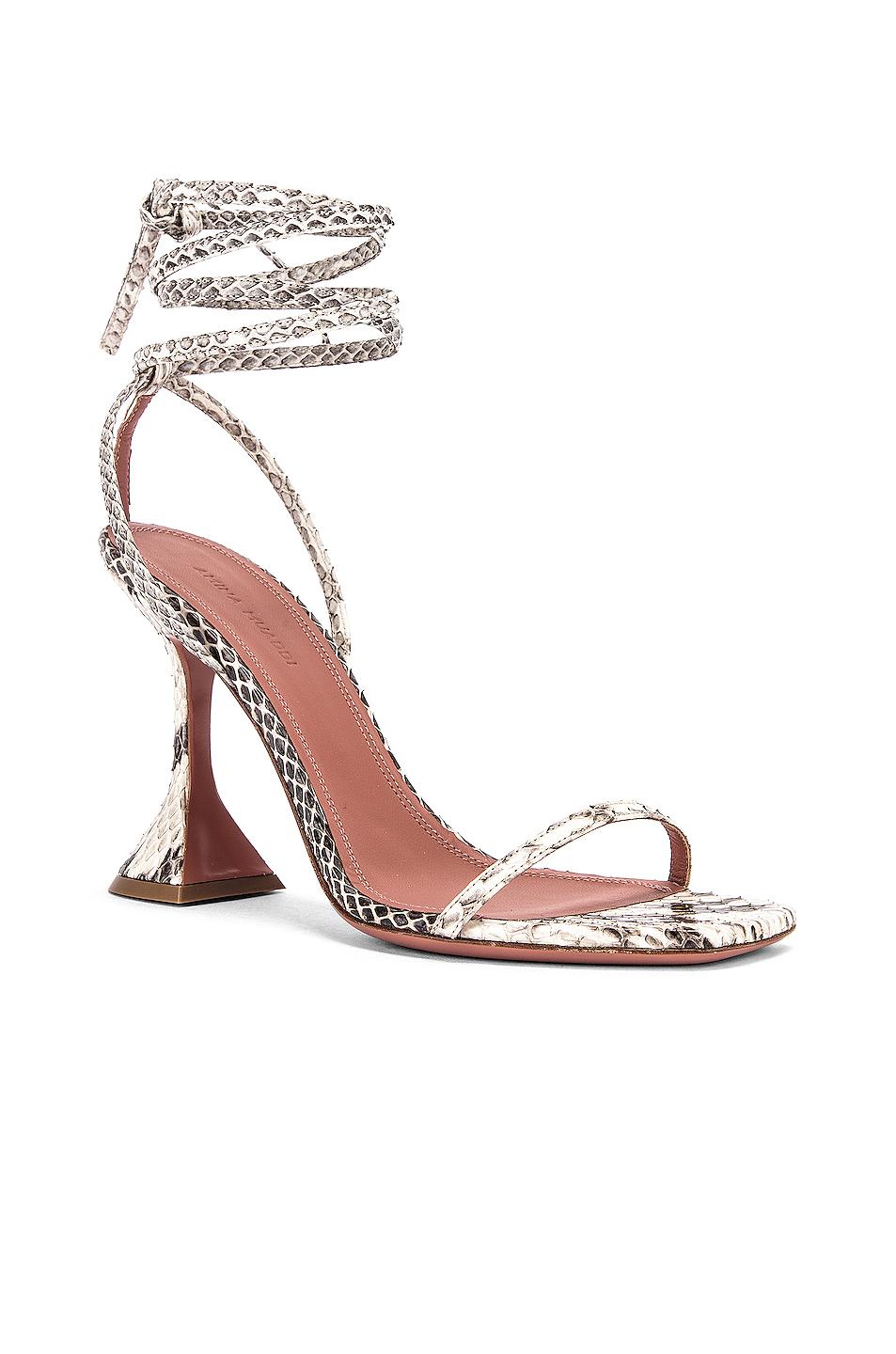 amina muaddi vita suede platform sandals