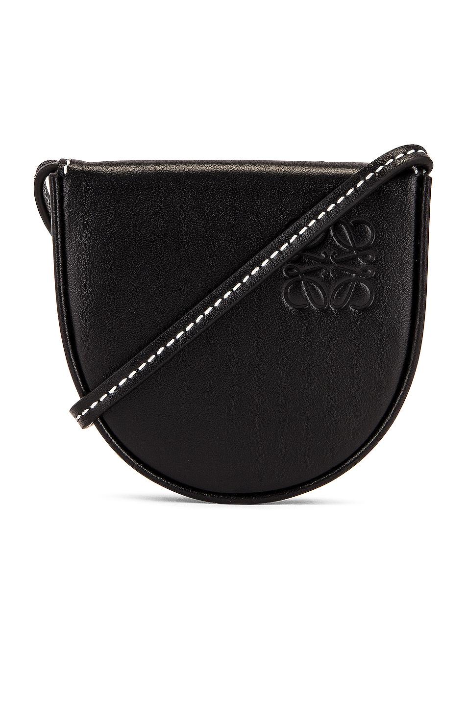 small heel pouch in soft calfskin