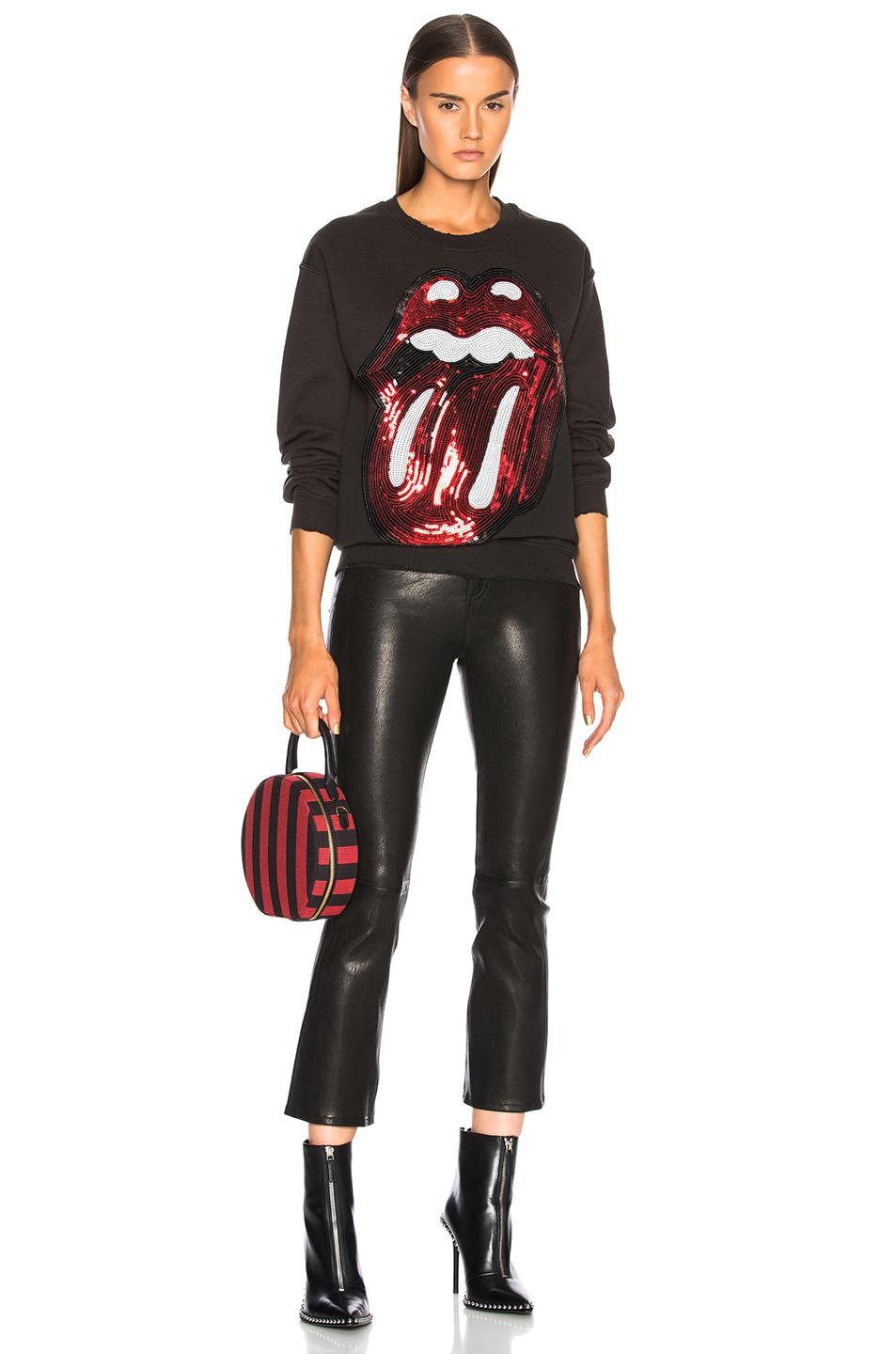 rolling stones sequin sweatshirt