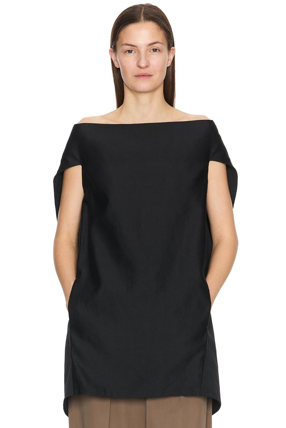 THE ROW カニタ サイトスリット ミティスカト 6421W2169 BLK The Row Short-sleeve tops for Women | Online Sale up to 47