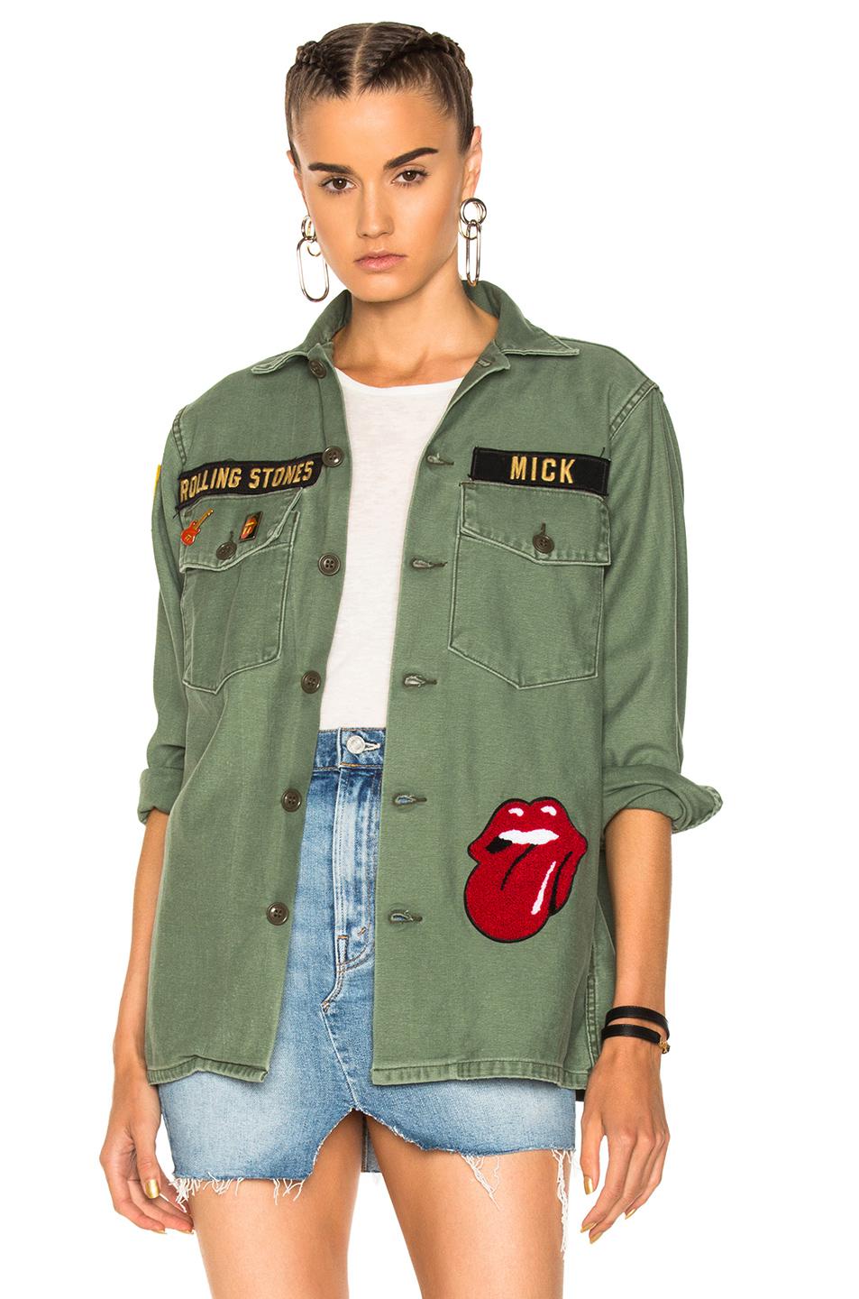 rolling stones patch jacket