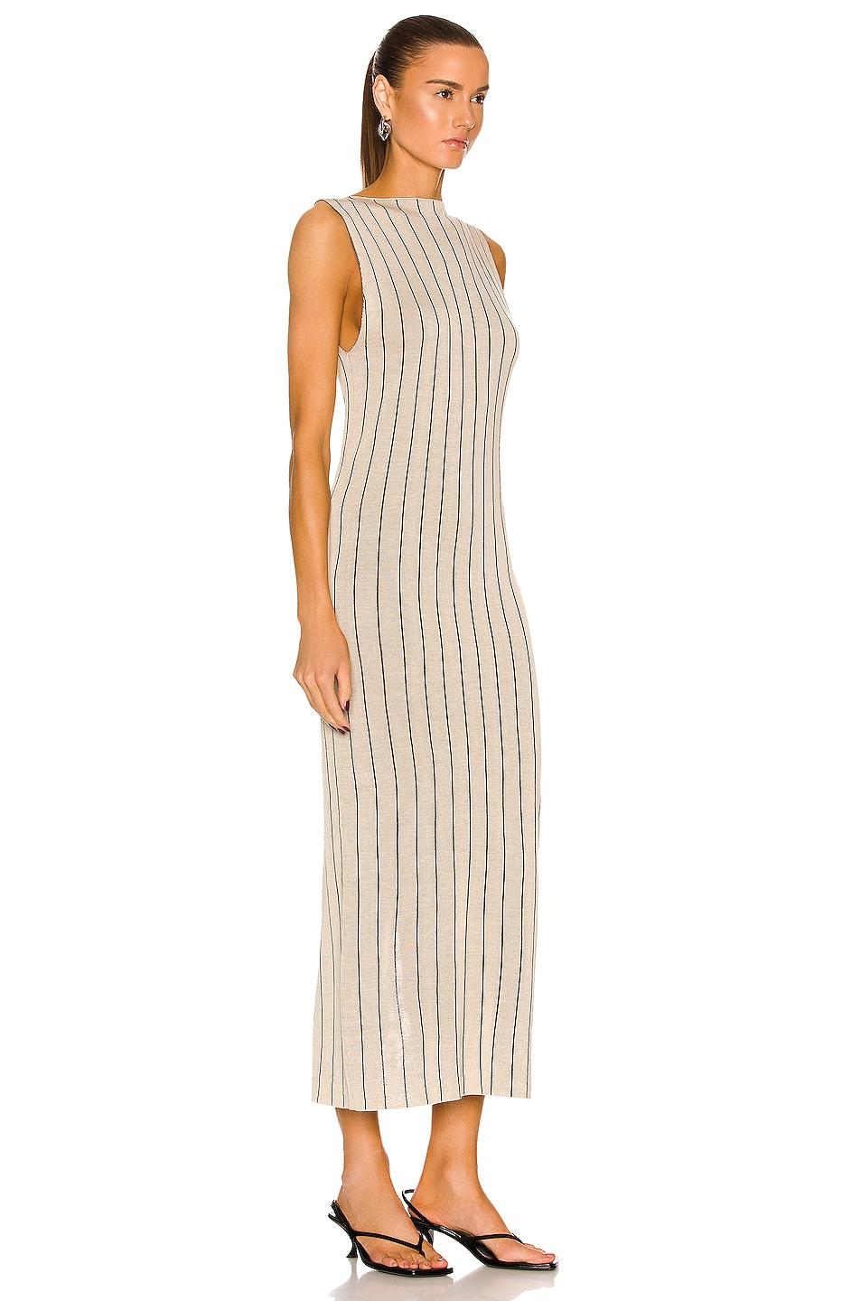 St. Agni Jacquard Stripe Knit Dress | Lyst