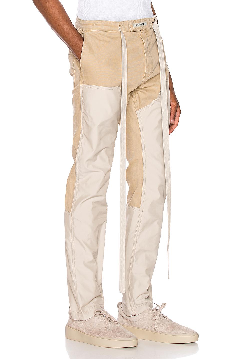 nylon canvas double front work pant