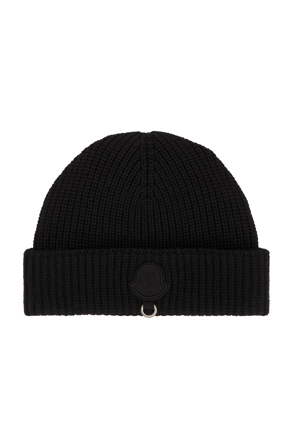 Moncler Genius X Willow Smith Wool Beanie in Black | Lyst