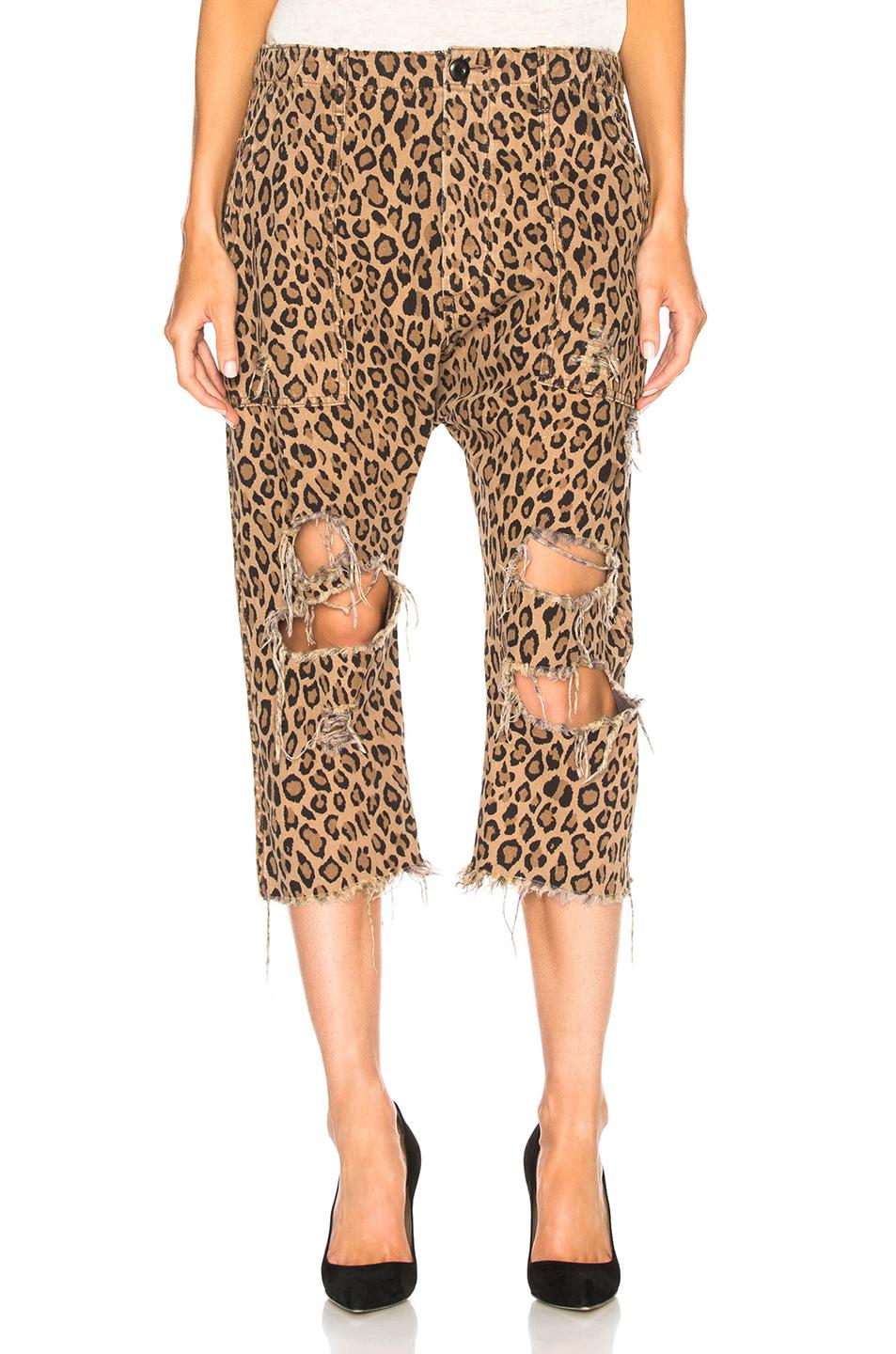 r13 leopard pants