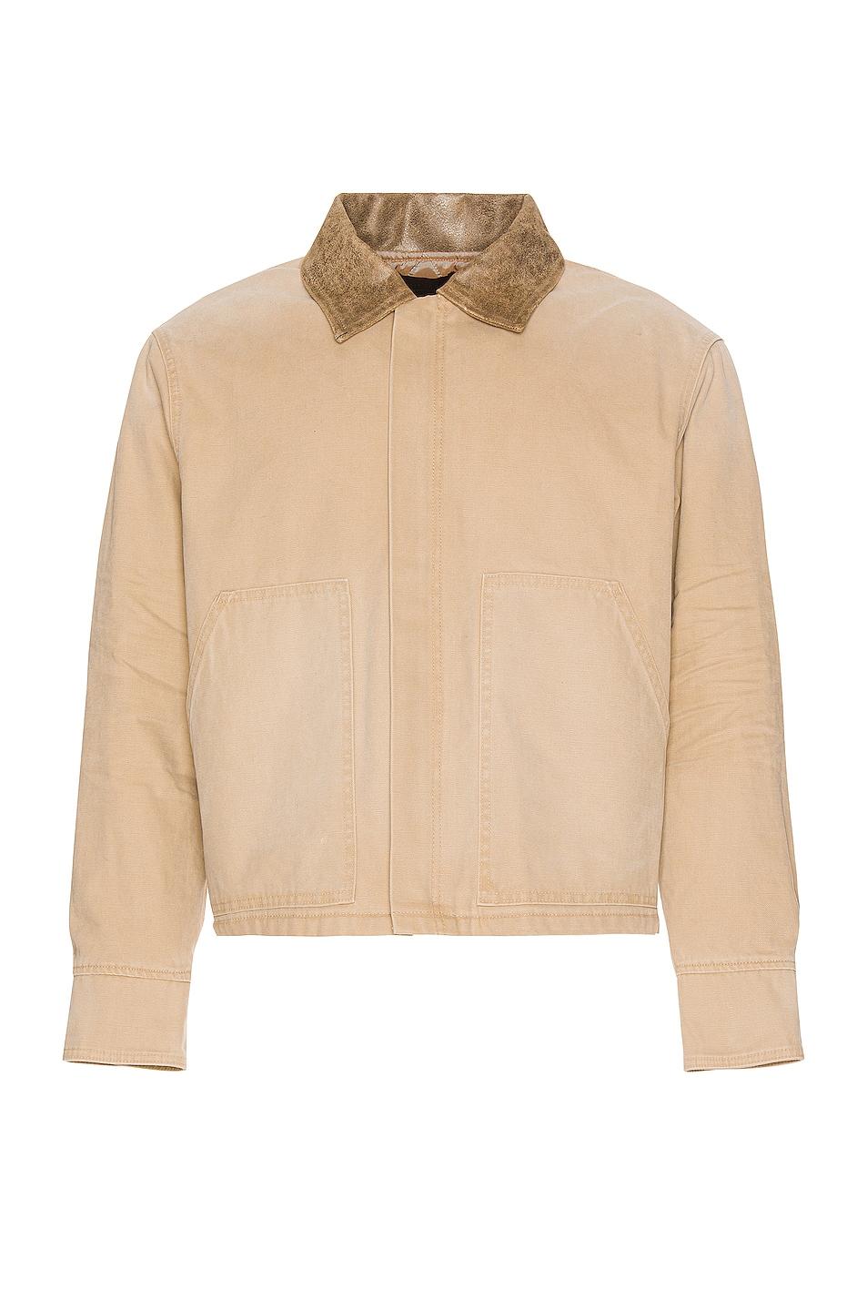 khaki work jacket