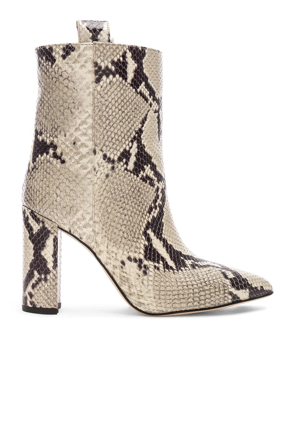 paris texas python ankle boots