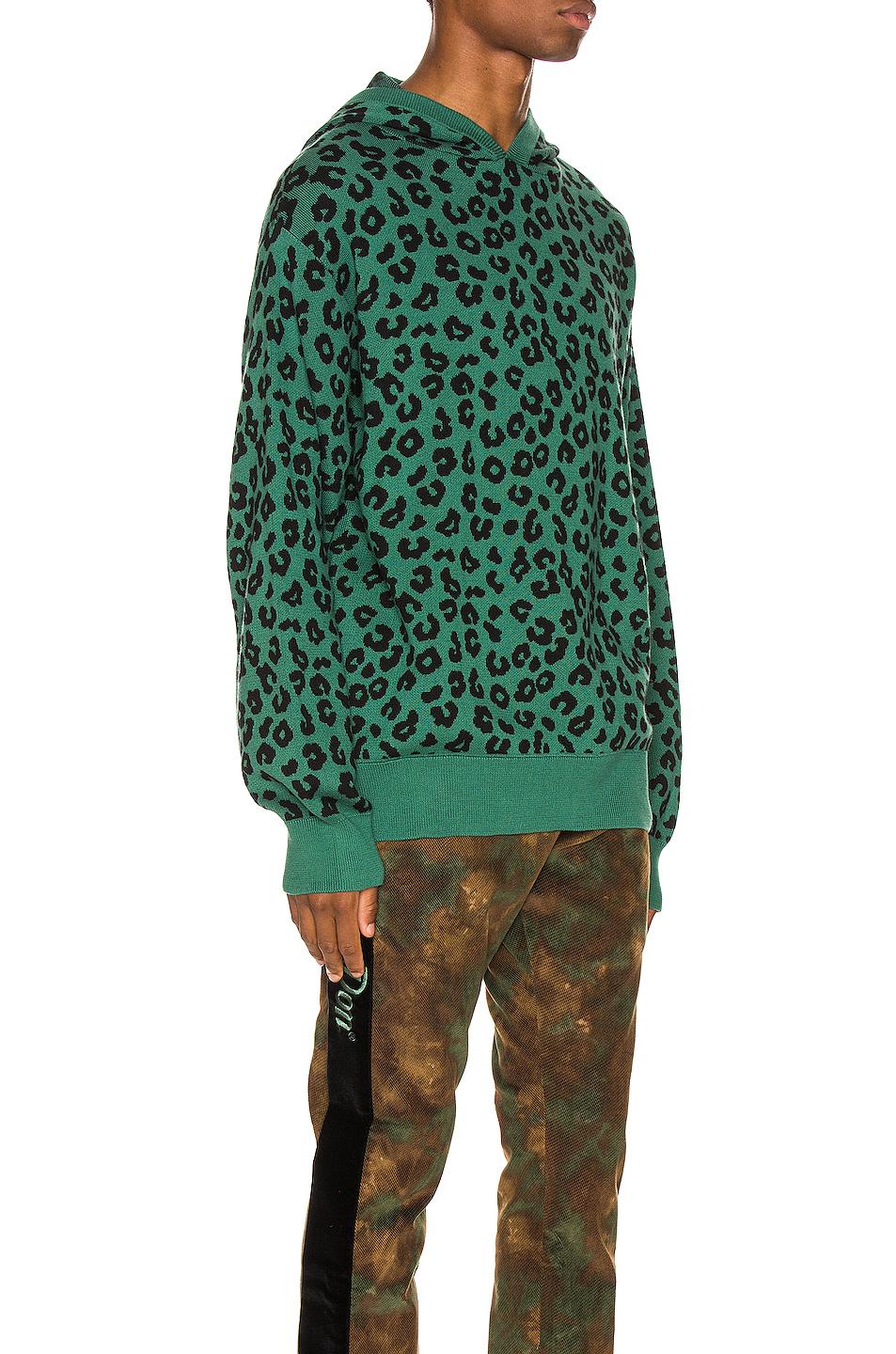 INTERESTPRINT Womens Leopard Jungle Full-Zip Hoodie XS