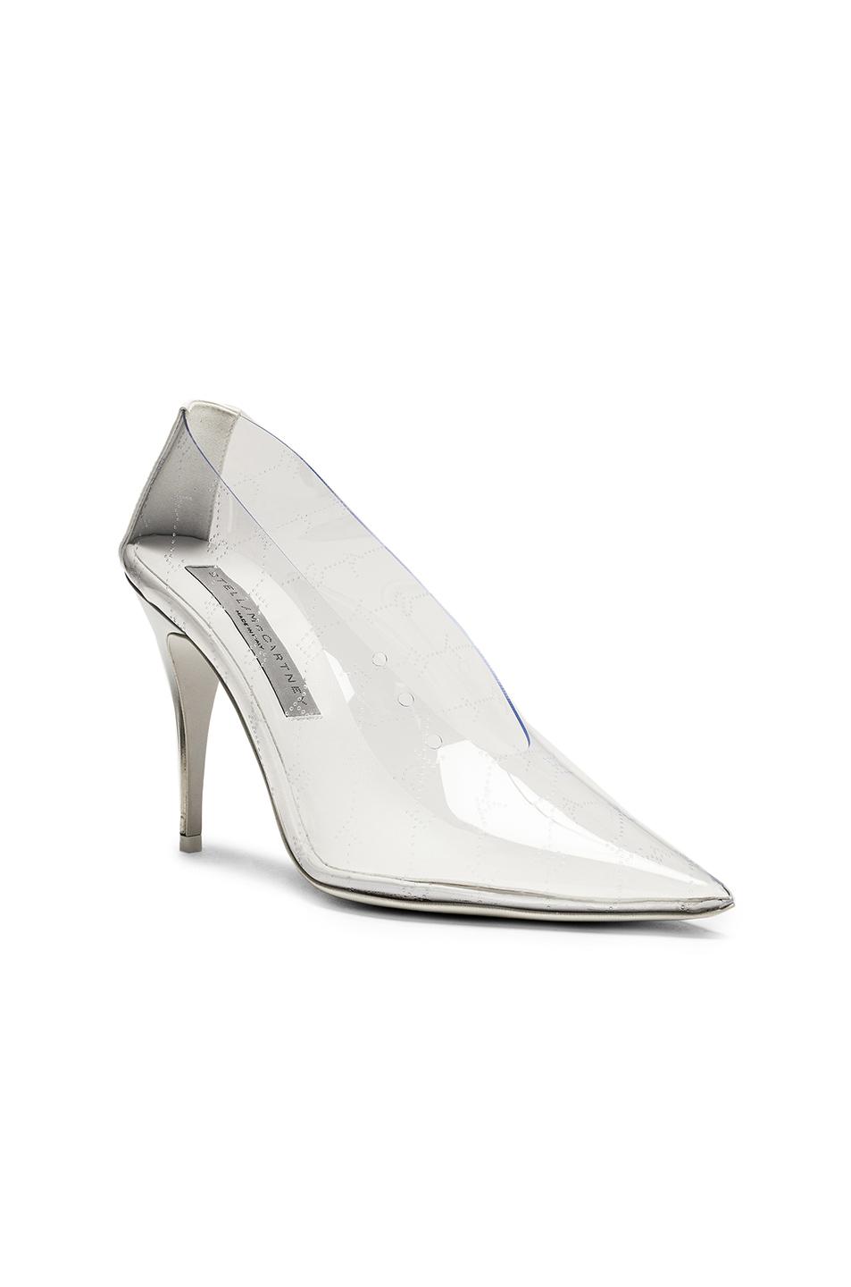 Civic Antibiotika ærme Stella McCartney Clear Pumps in Transparent & White (White) - Lyst