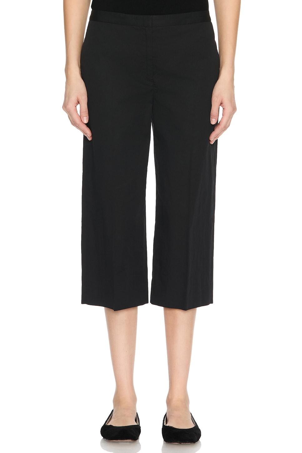 パンツ [The Row] Sayge Pant in Cotton Sayge Pant Black in Cotton – The Row