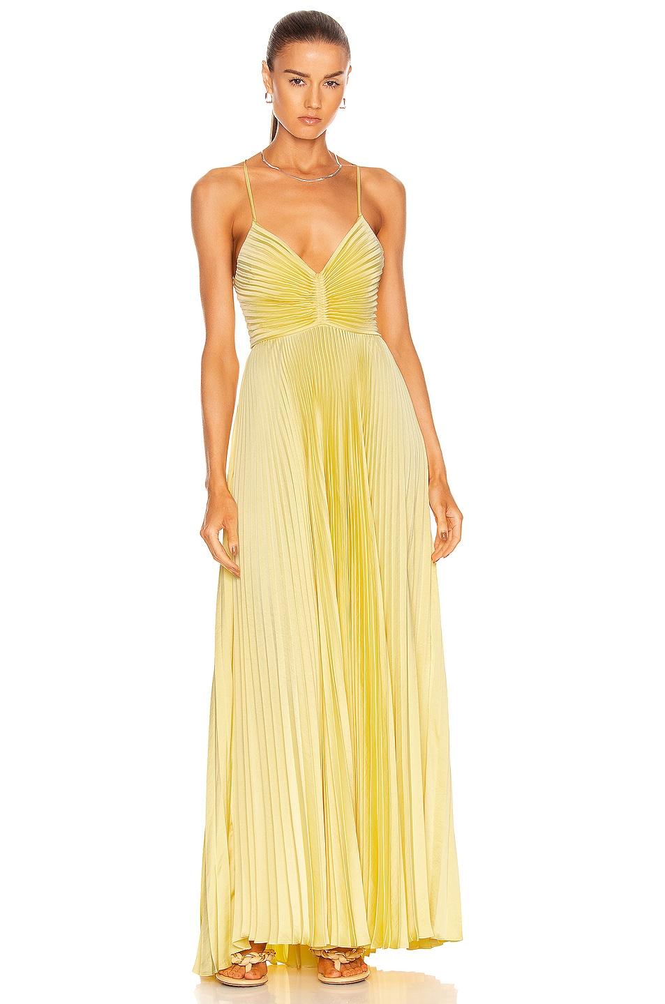 A.L.C. Aries Dress in Yellow | Lyst