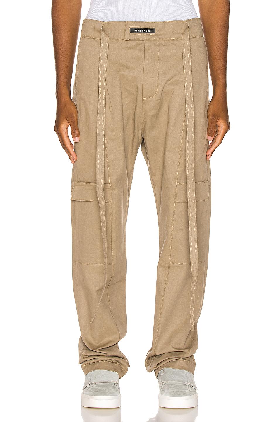 fear of god essentials cargo pants