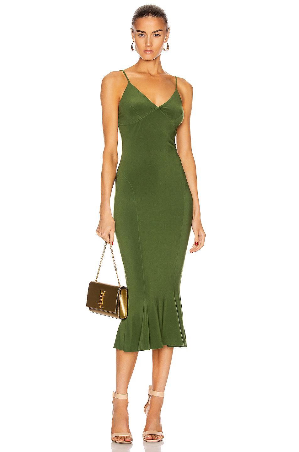 Fwrd Slip Fishtail Midi Dress 