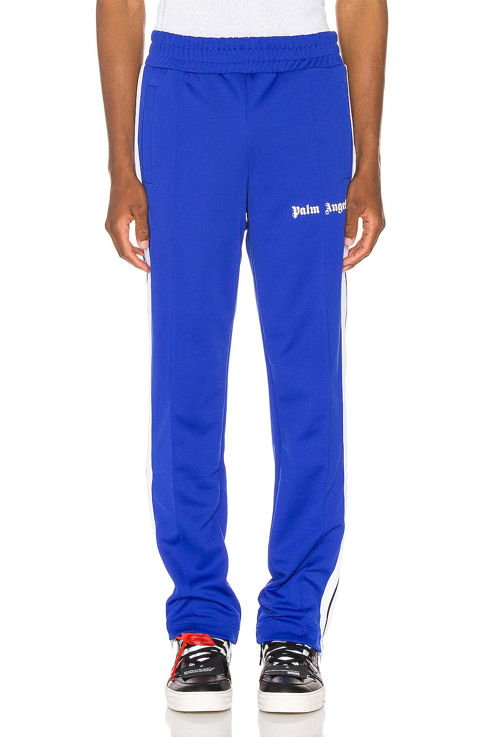 Palm Angels Synthetic Classic Track Pants in Blue & White (Blue) for Men - Lyst