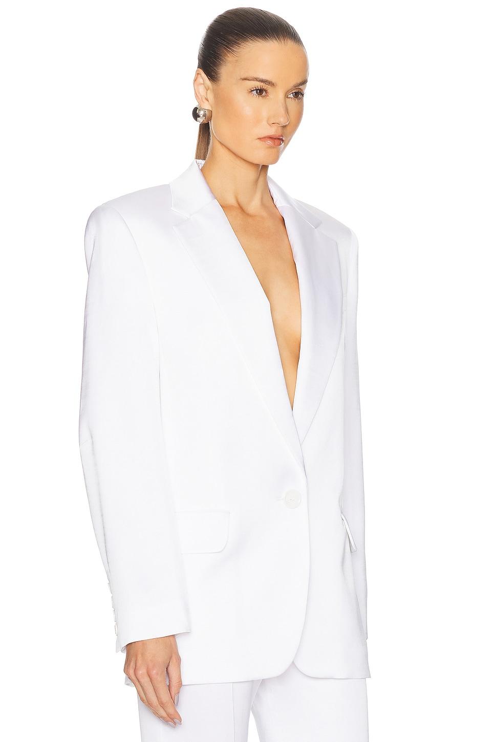 ジャケット ALEXANDRE VAUTHIER Ivory stretch viscose blend blazer Alexandre Vauthier Ivory Stretch Viscose Blend Blazer