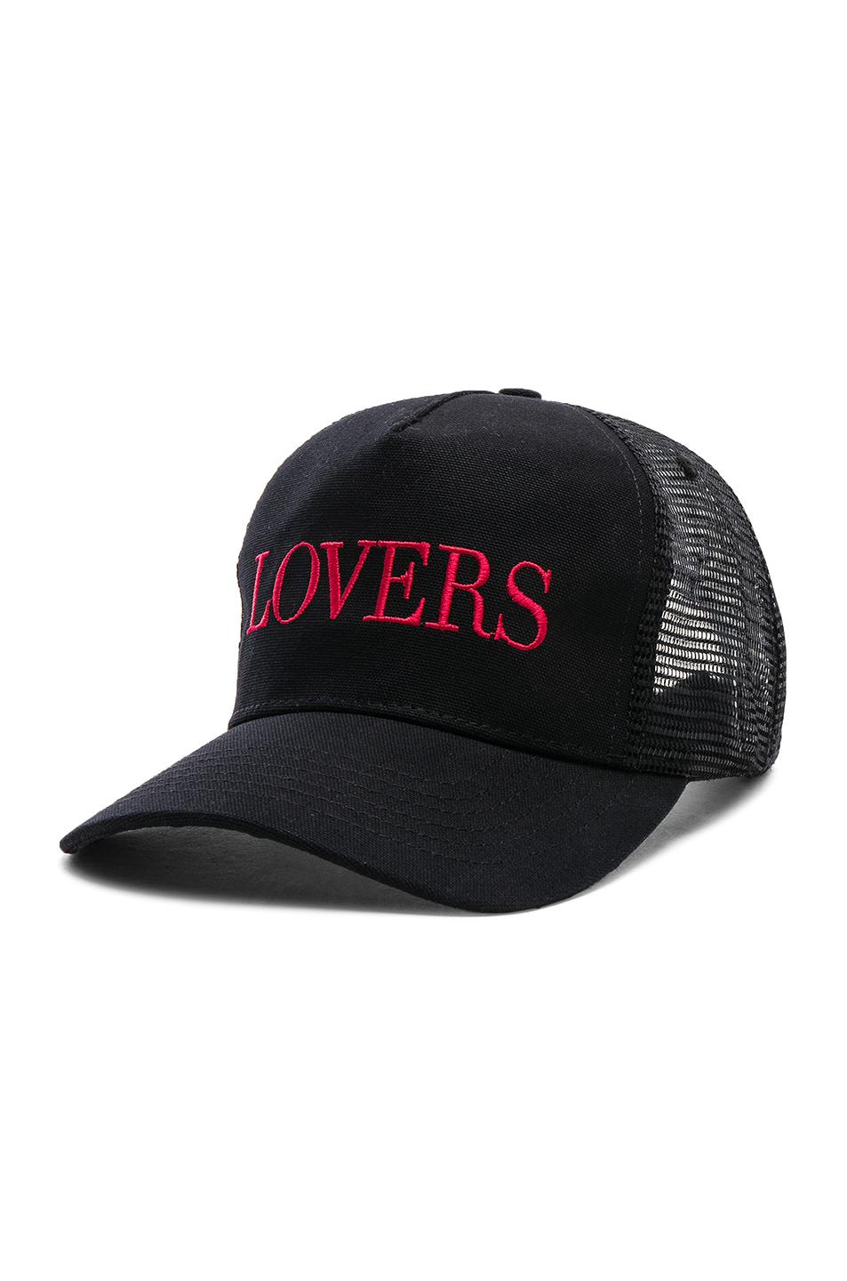 Amiri Canvas Lovers Trucker Hat in 