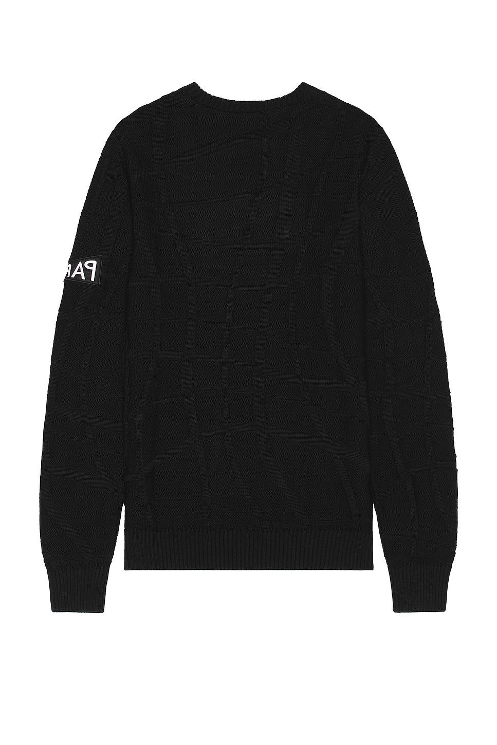 【BY PARRA】Your Boring Abstract Village Knitted Crew By Parra Your Boring Abstract Village Knitted Pullover in