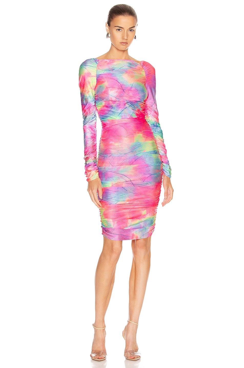 jolene glitter cowl neck dress