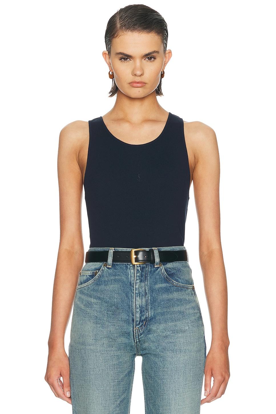 Women's Saint Laurent Sleeveless and tank tops | Lyst
