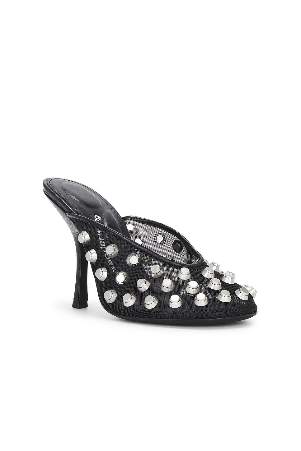 サンダル・ミュール Alexander Wang Black mesh Rhodes 105 mules (30225S005 001) Rhodes 105mm Sandal in BLACK | alexanderwang®