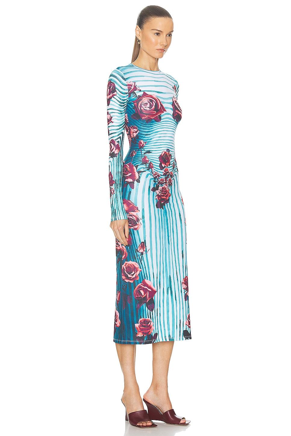 black long sleeve maxi dresses with slits Nocturne High-neck Ruched Maxi Dress