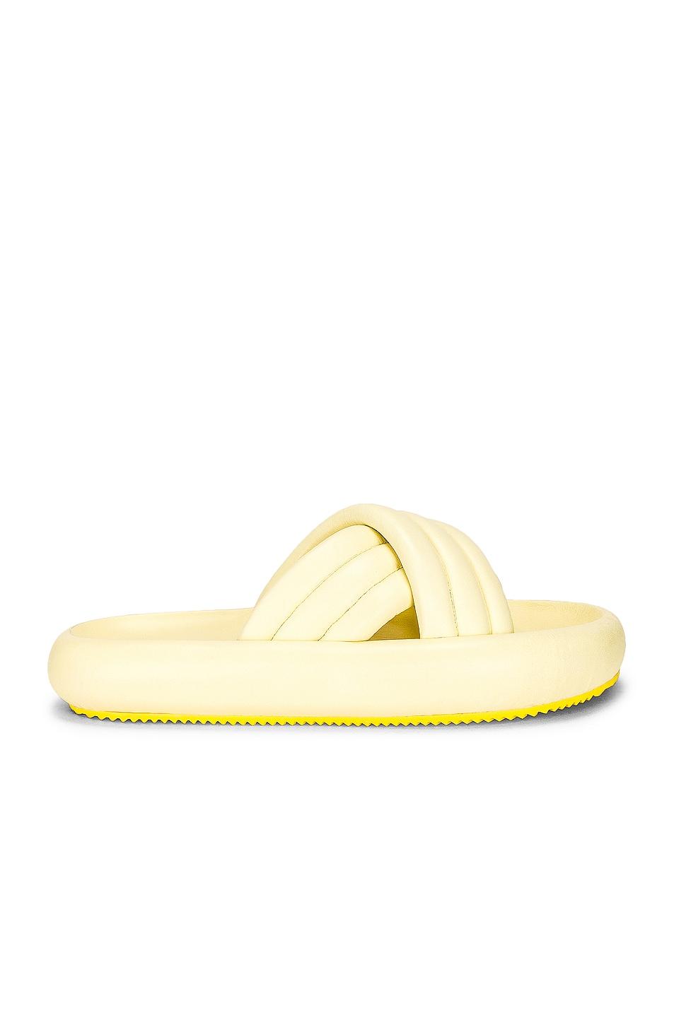 Isabel Marant Niloo Leather Sandal in Yellow | Lyst