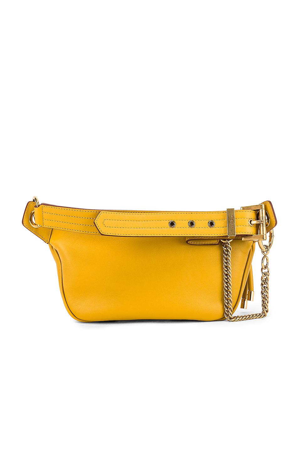 Givenchy Leather Whip Chain Belt Bag in Yellow - Lyst