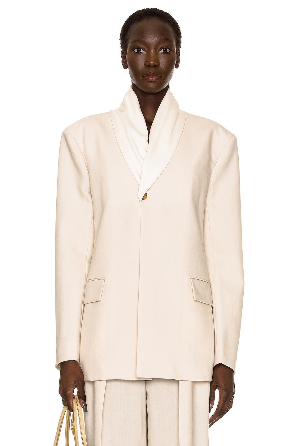 The Row Jeanette Jacket in Natural | Lyst