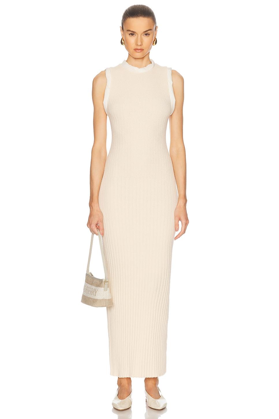 SIR. Petal Knit Dress in White | Lyst