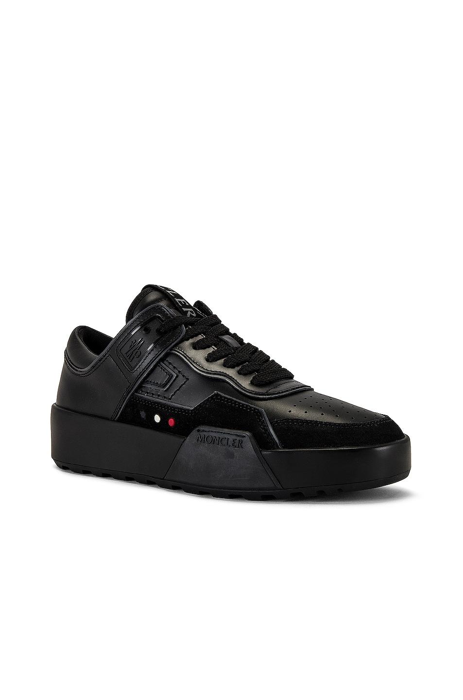 Moncler Leather Promyx Space Low Top Sneakers in Black for Men 