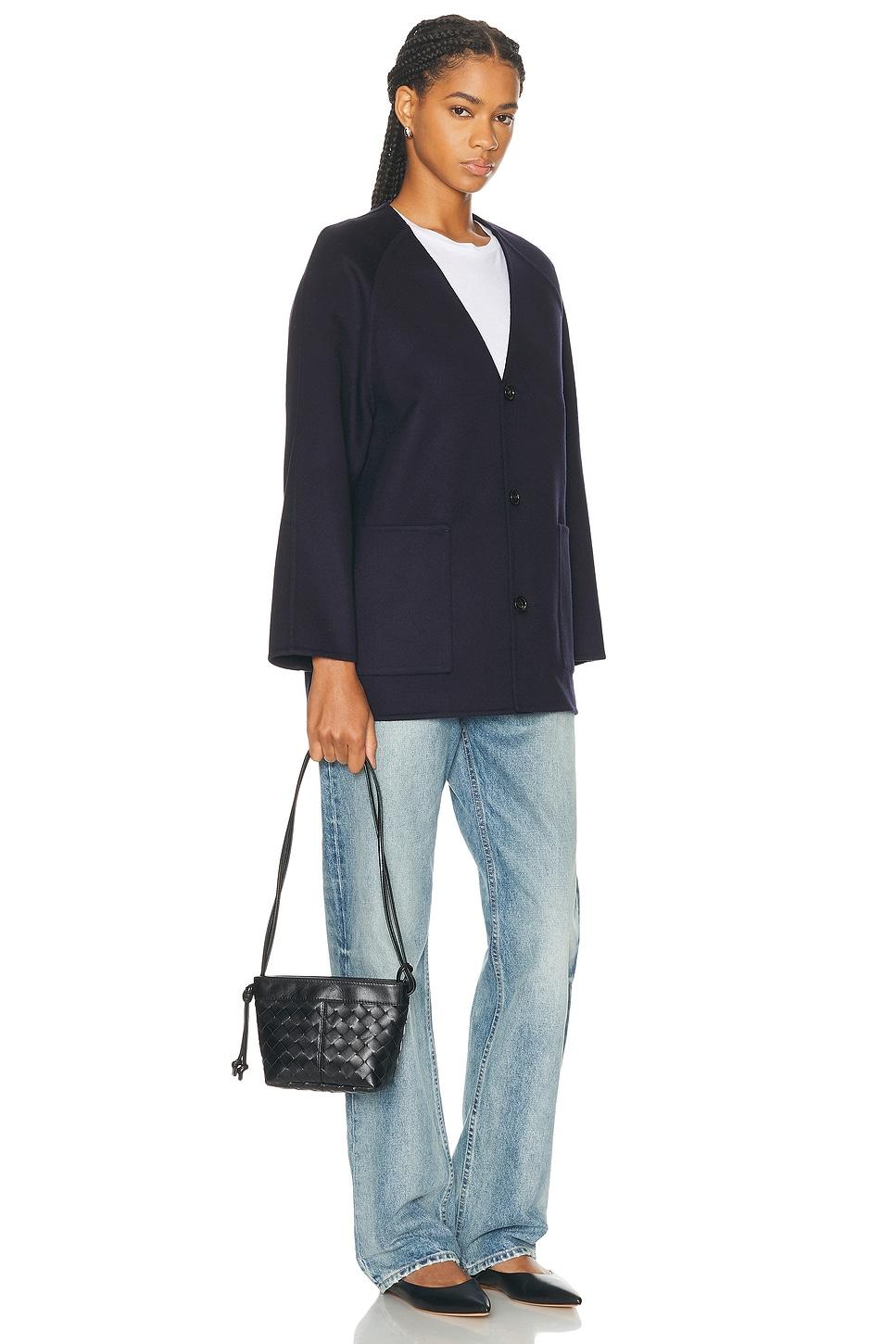 Bottega Veneta Flip Flap Pouch in Black | Lyst