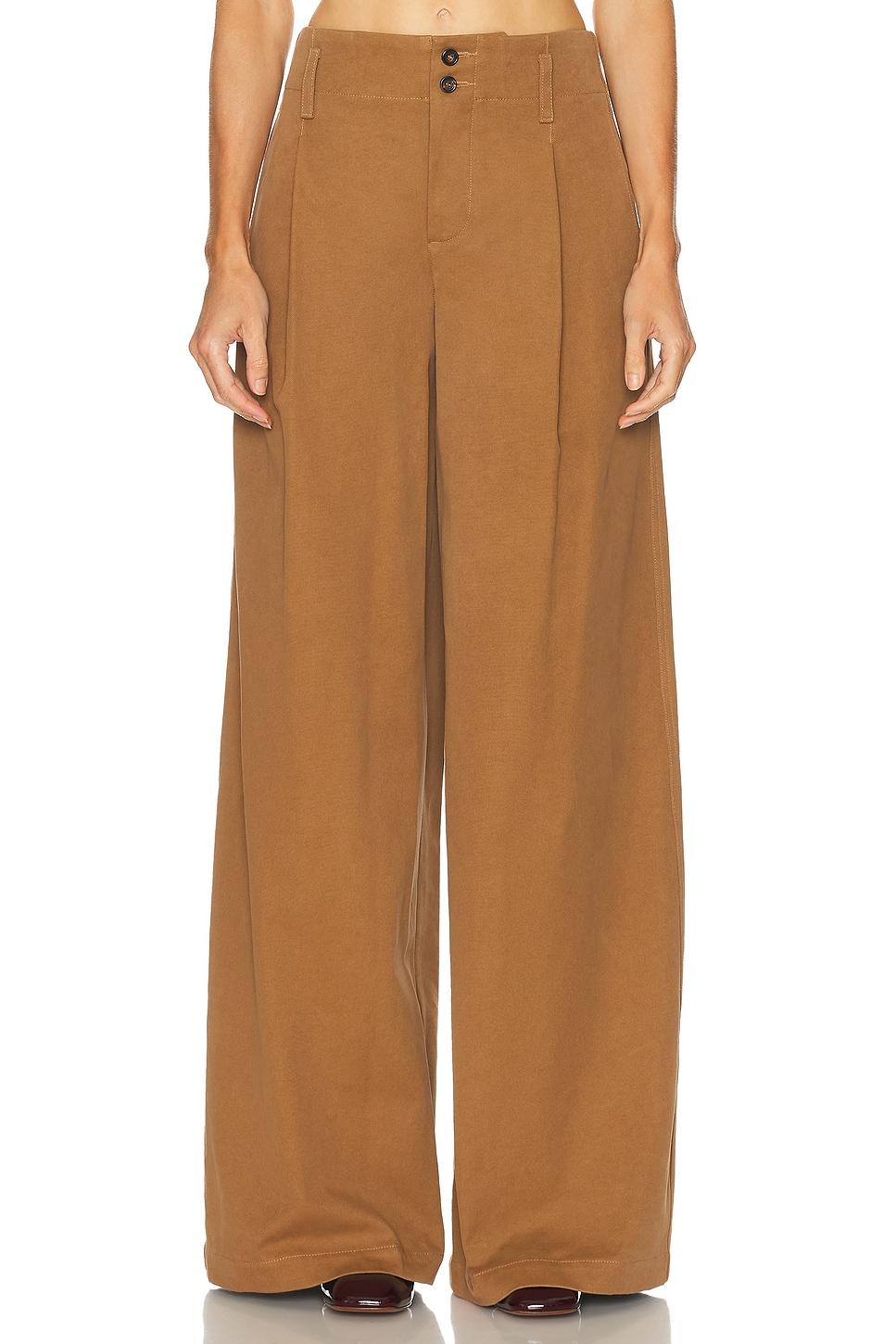 【関税&送料込】Chloe Brown Palazzo Pants In Cotton Chloé Brown palazzo pants in cotton | TheDoubleF