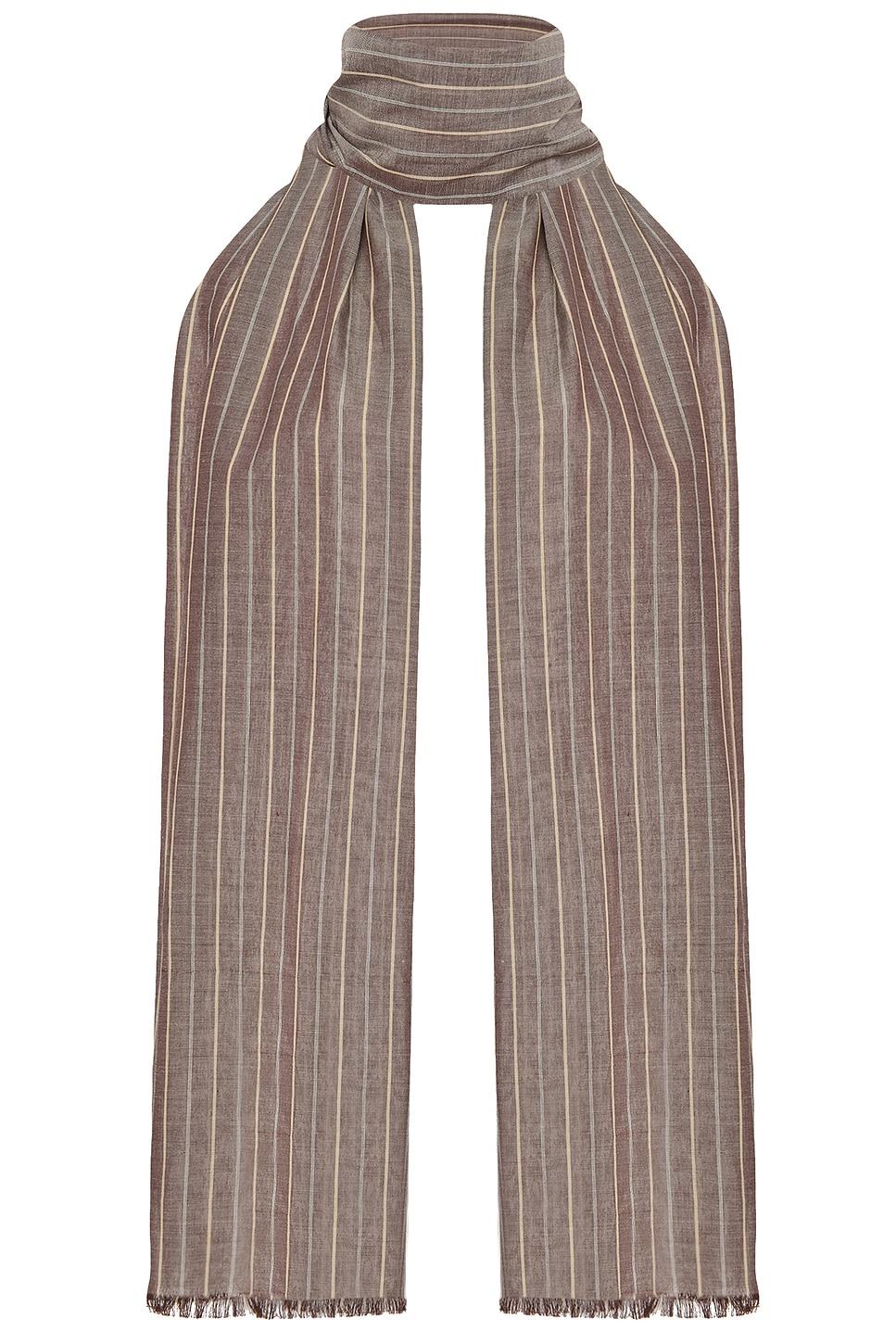 スカーフ [The Row] Lentia Scarf in Cashmere The Row - Brown Lentia cashmere scarf 9099P98 - shop with