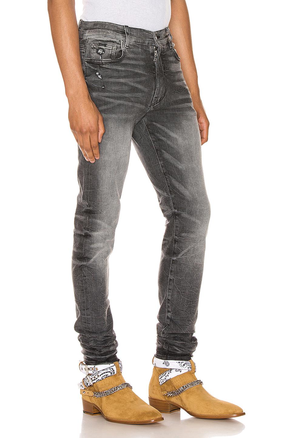 amiri grey jeans