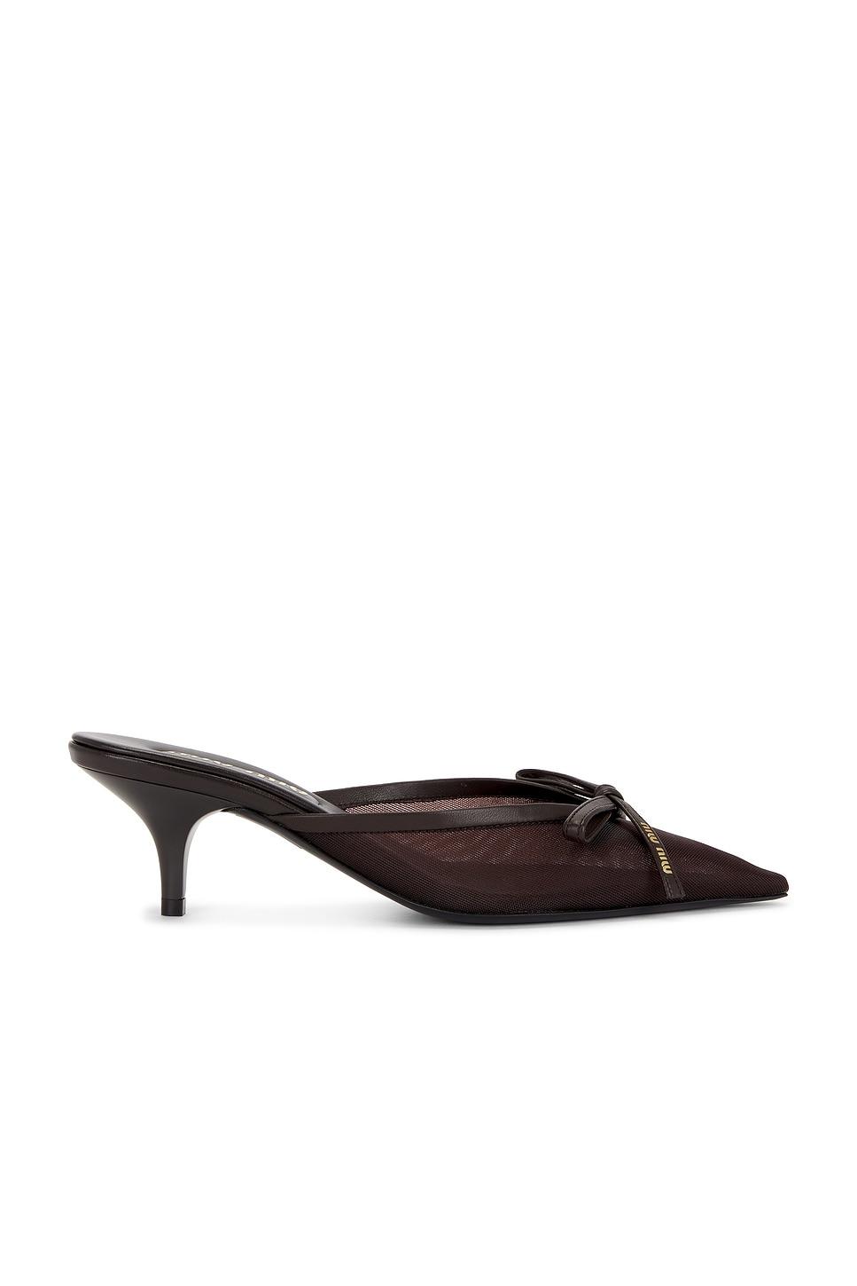 Miu Miu Mule shoes for Women | Online Sale up to 47% off | Lyst