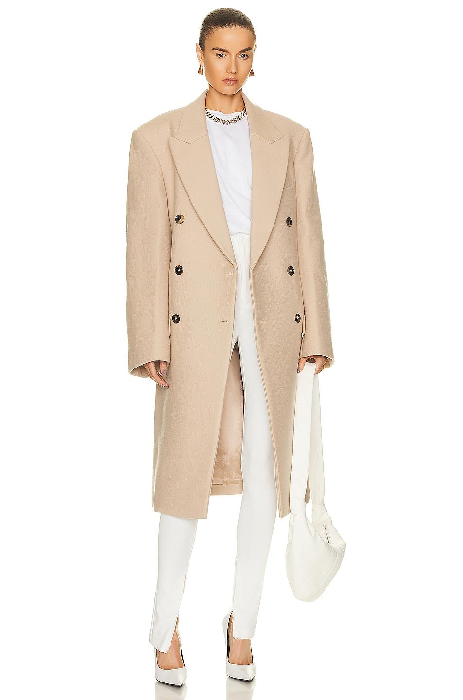 Wardrobe NYC X Hailey Bieber Hb Coat in Natural | Lyst
