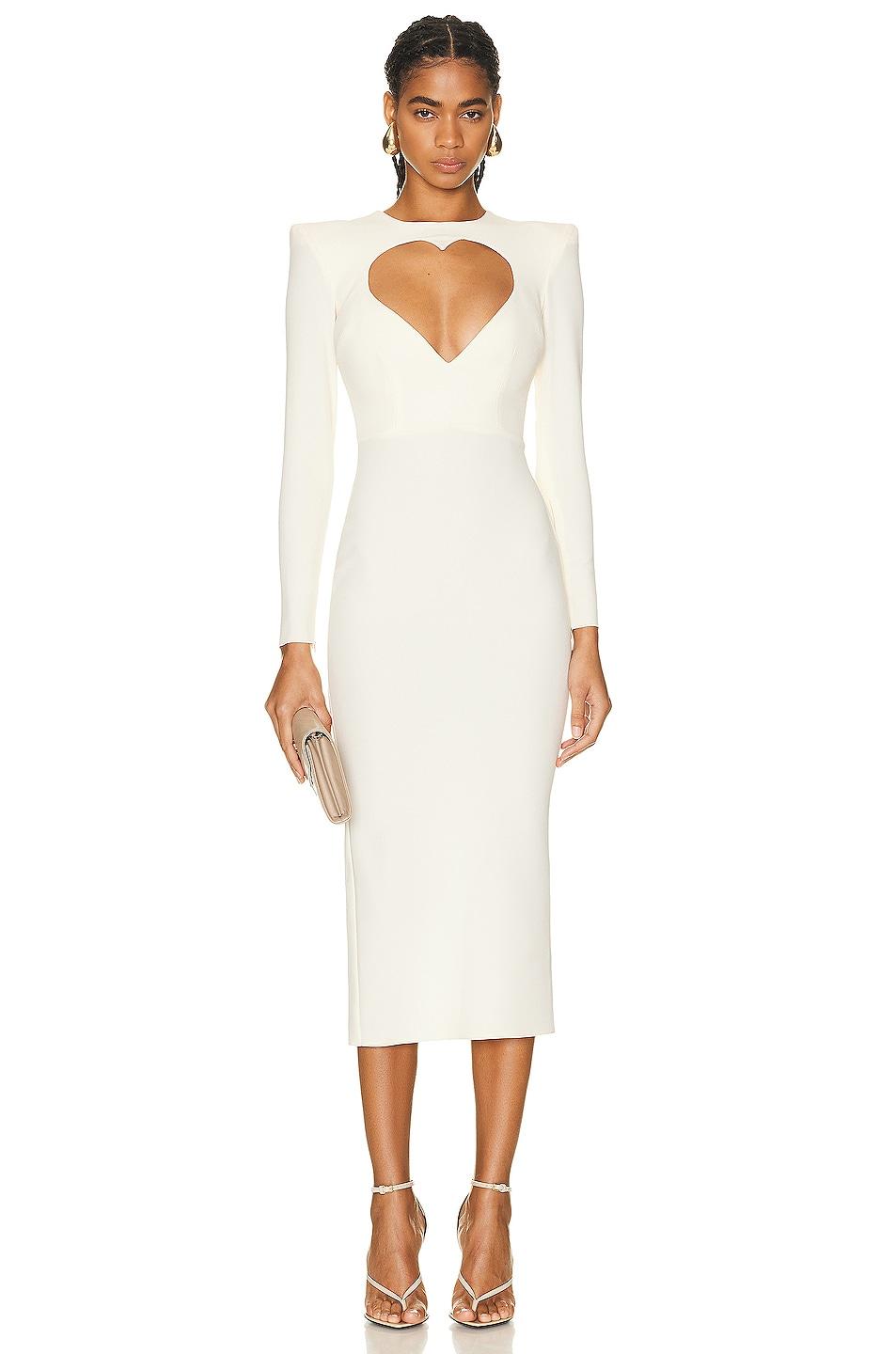 alex perry designs dresses Dallas Fringed-Sleeve Gown Made in Australia Women's Alex Perry Designer Dresses
