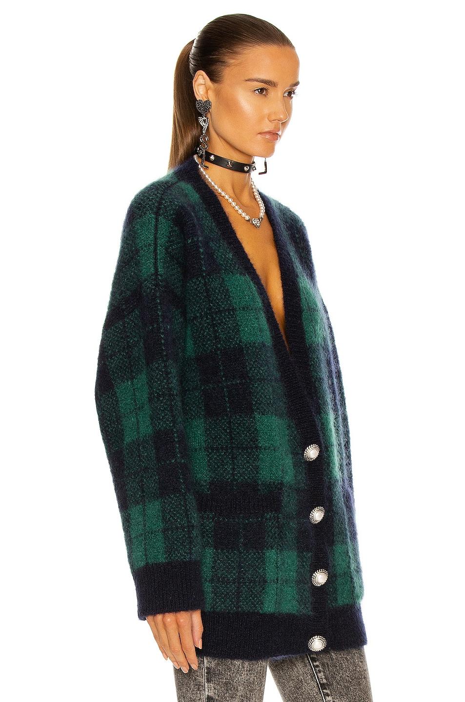 Alessandra Rich Tartan Brushed Knit 
