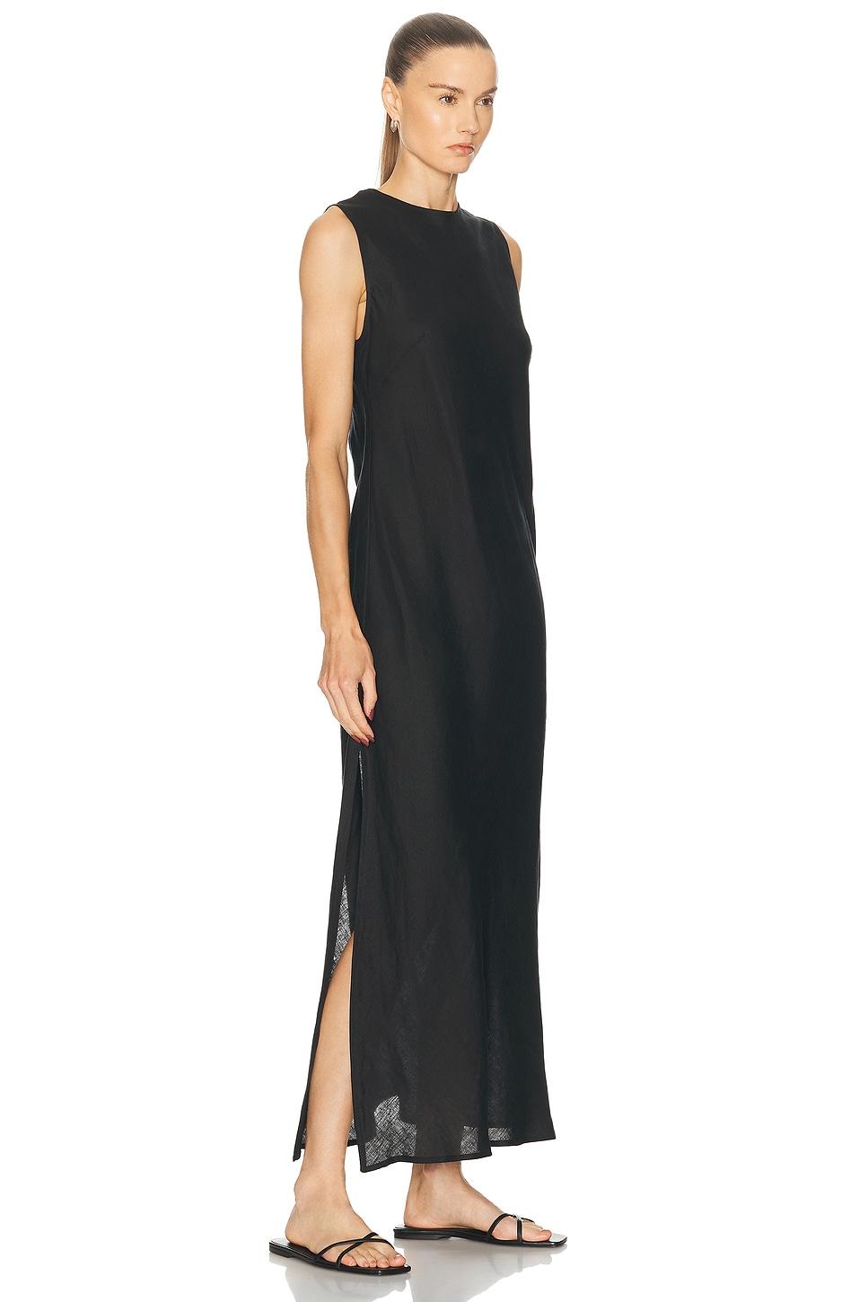 knee length dresses for ladies Linen Bias Sheath Dress