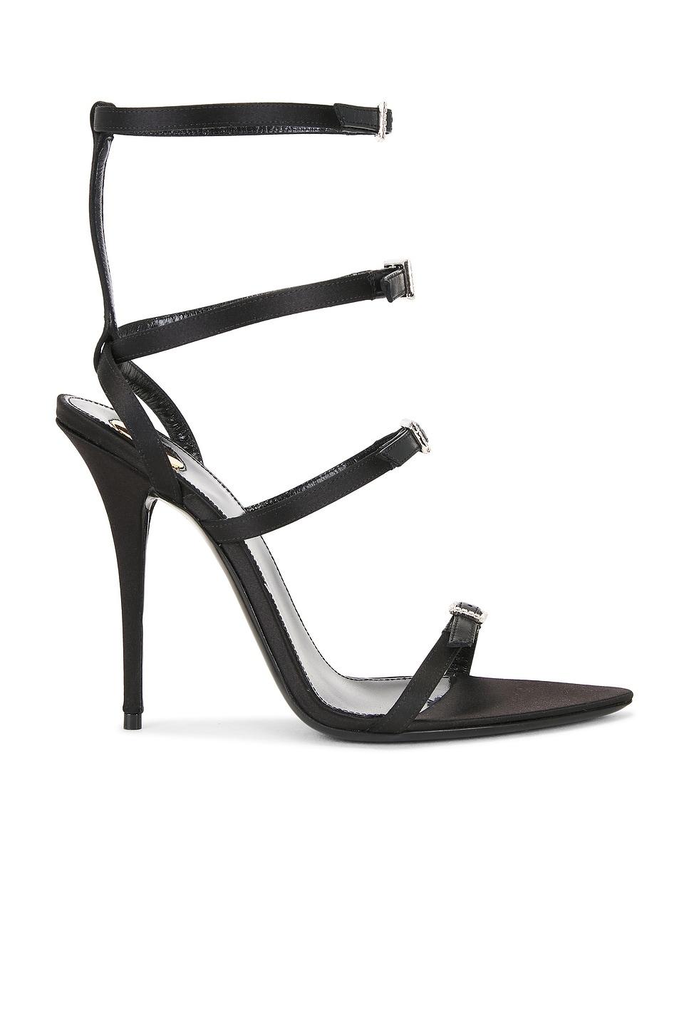 Women's Saint Laurent Sandal heels | Lyst